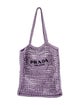 Prada Raffia Grass Shoulder Bag