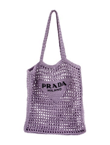 Prada Shoulder Bags Raffia Grass Bag