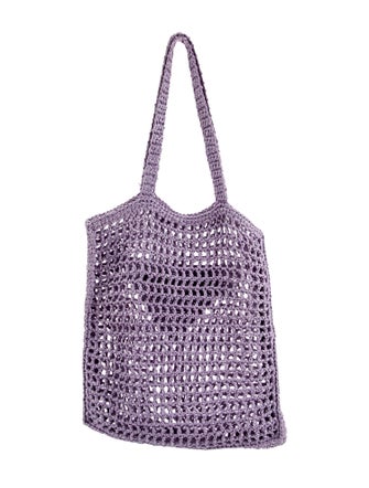 Prada Raffia Grass Shoulder Bag