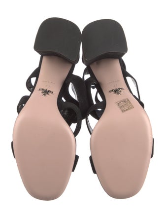 Prada Suede Gladiator Sandals
