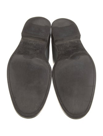 Prada Leather Colorblock Pattern Oxfords