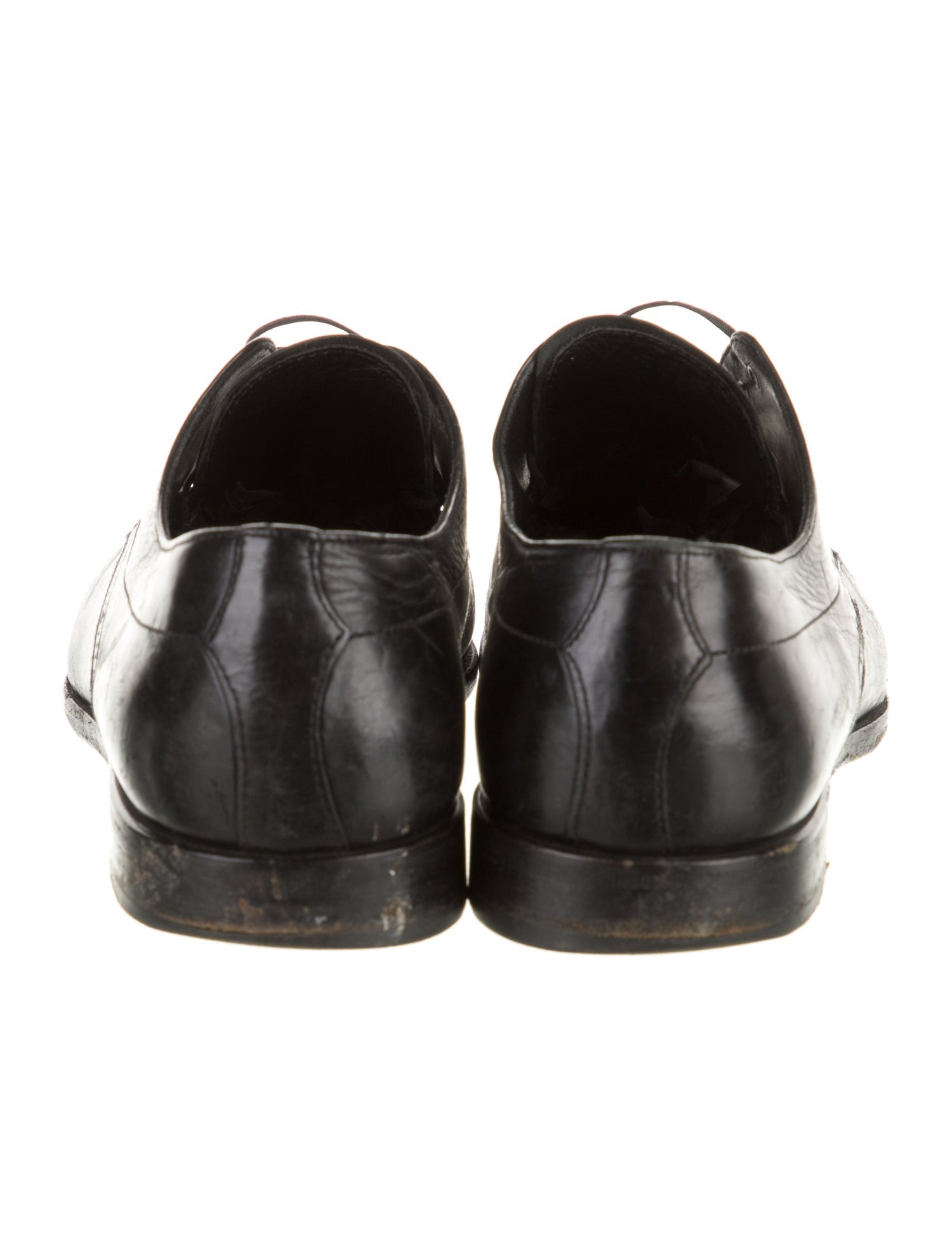Prada Leather Derby Shoes