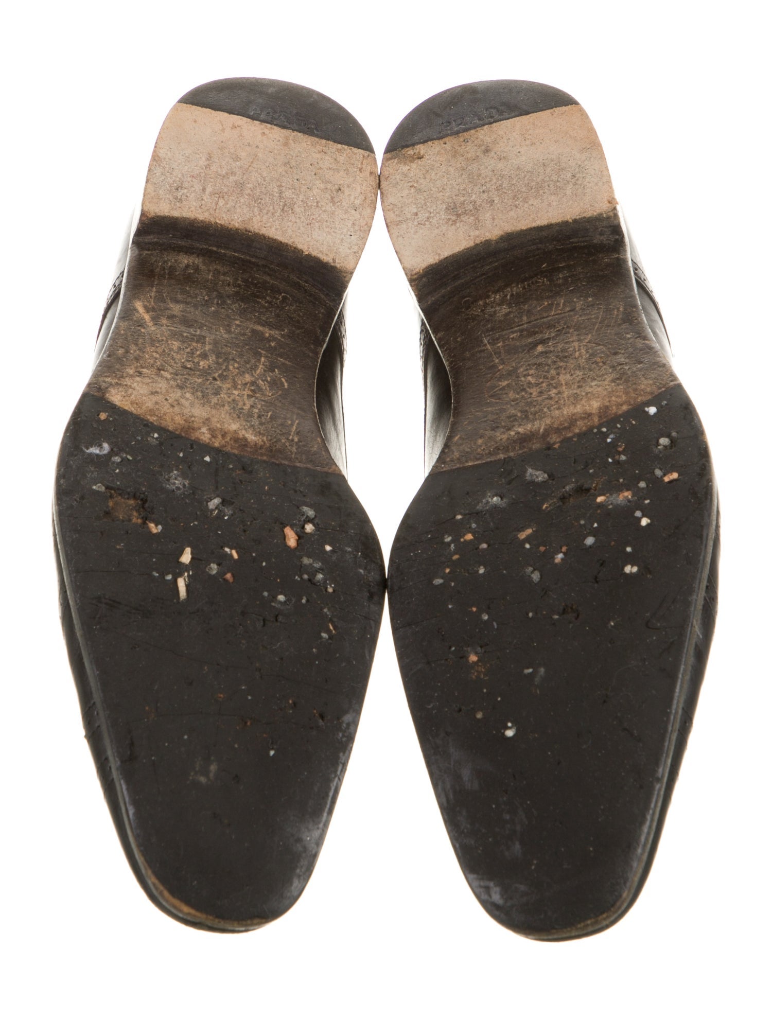 Prada Leather Derby Shoes