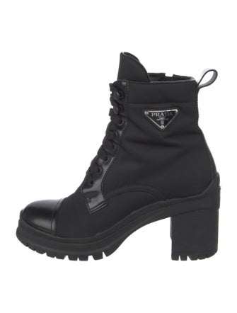 Prada Nylon Combat Boots