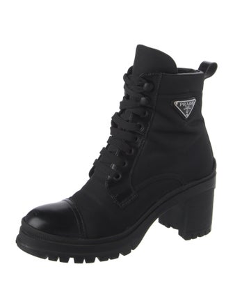 Prada Nylon Combat Boots