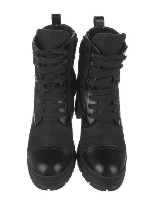 Prada Nylon Combat Boots