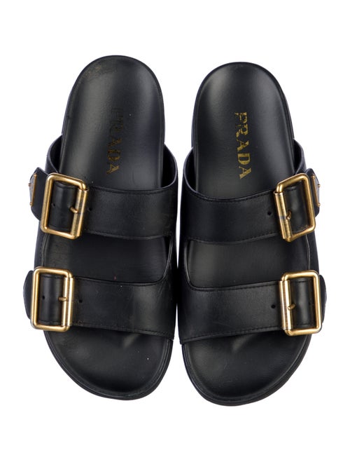 Prada Leather Slides