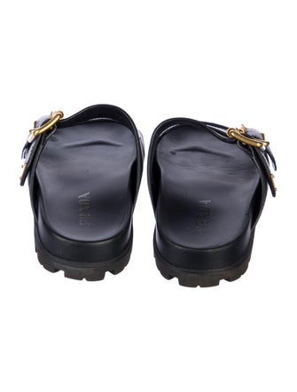 Prada Leather Slides