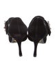 Prada Velvet Crystal Embellishments Pumps