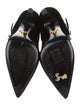 Prada Velvet Crystal Embellishments Pumps