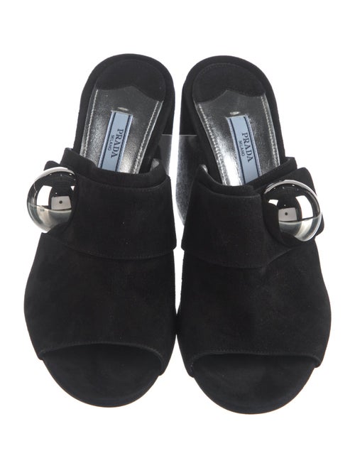 Prada Suede Slides