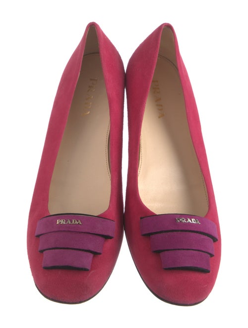 Prada Suede Ballet Flats