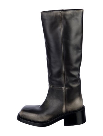 Prada Leather Riding Boots