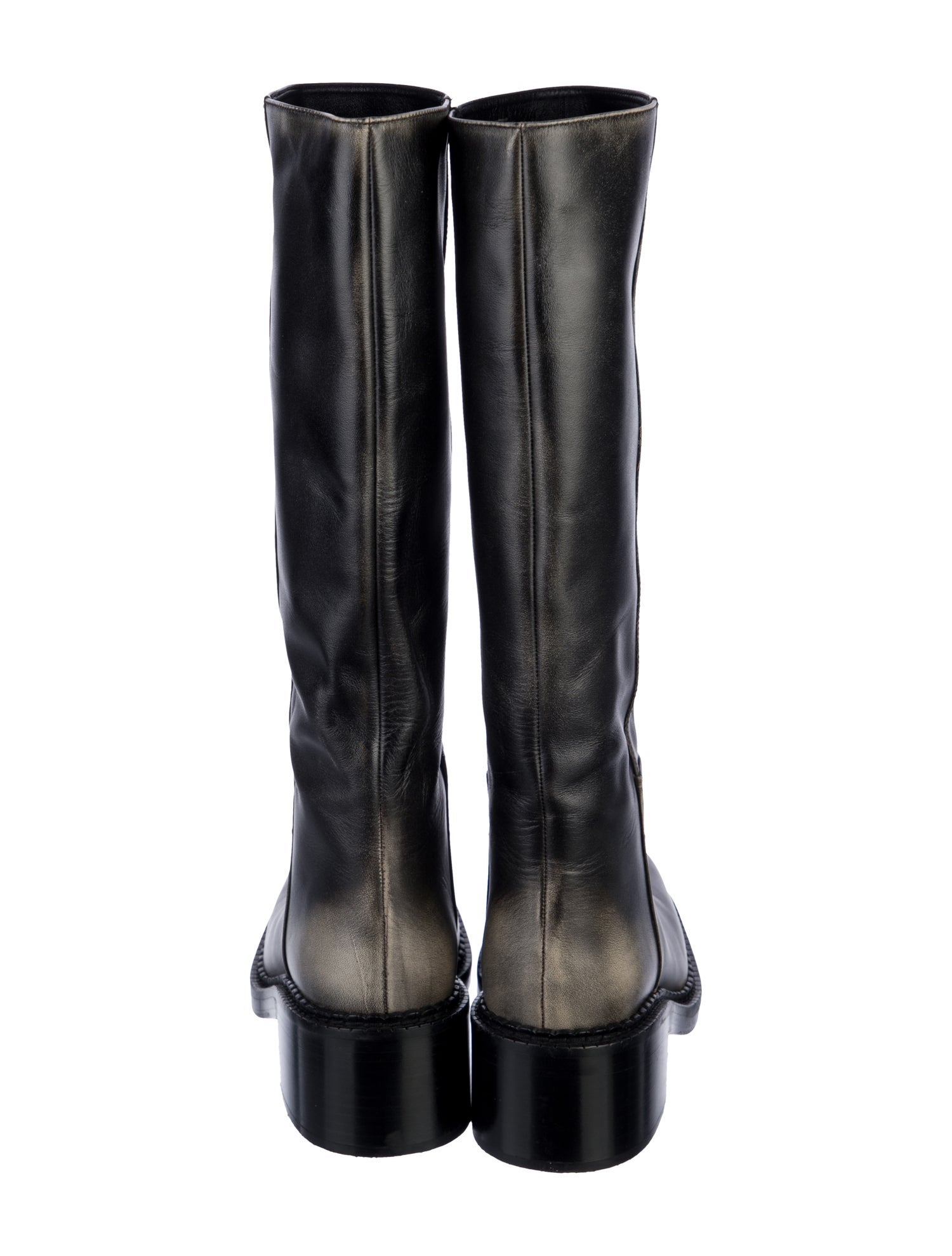 Prada Leather Riding Boots