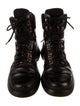 Prada Leather Combat Boots