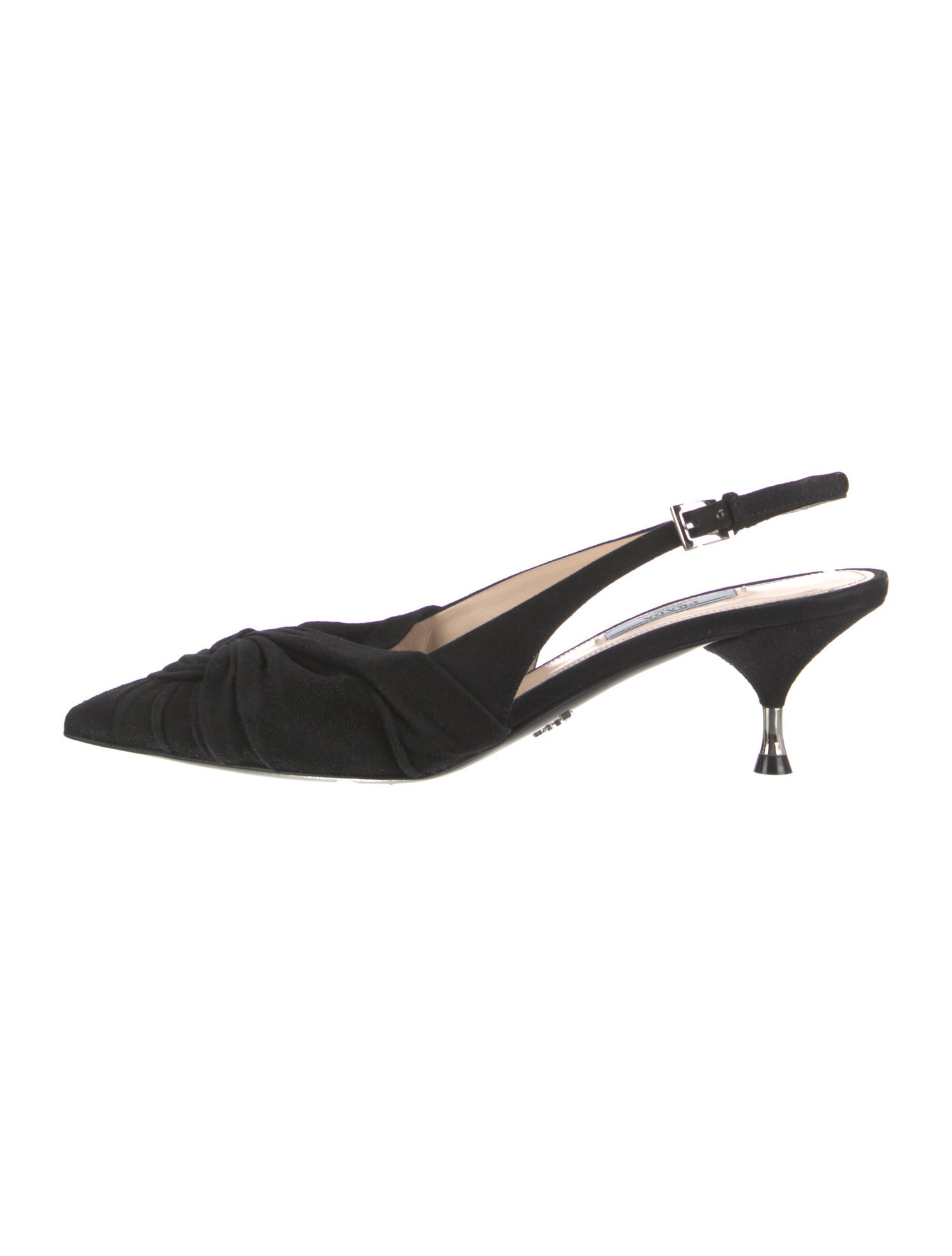 Prada Suede Slingback Pumps