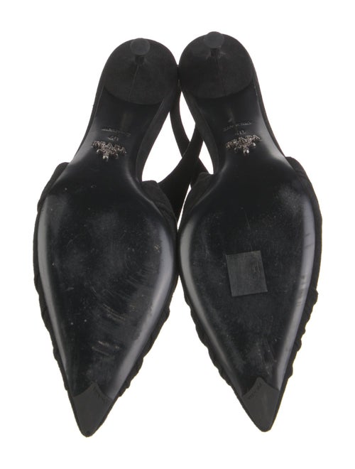 Prada Suede Slingback Pumps
