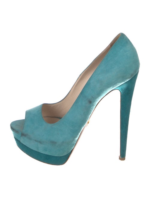 Prada Suede Slingback Sandals