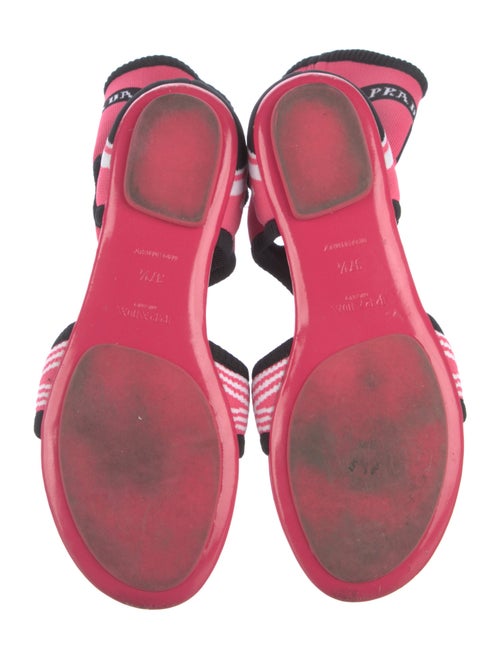 Prada Printed Gladiator Sandals