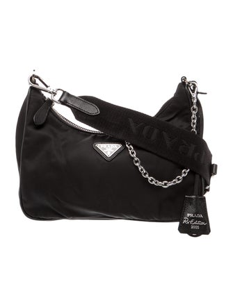 Prada Enameled Metal Triangle Re-Edition 2005