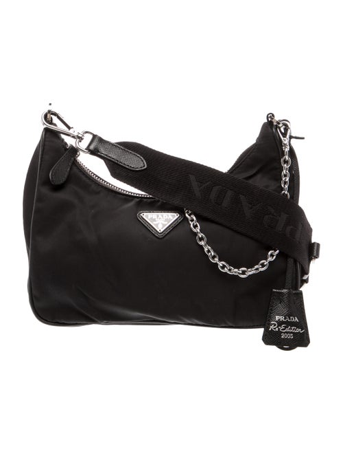 Prada Enameled Metal Triangle Re-Edition 2005