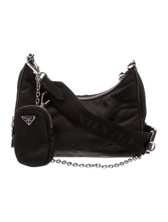 Prada Enameled Metal Triangle Re-Edition 2005