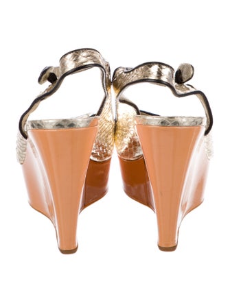 Prada Leather T-Strap Sandals