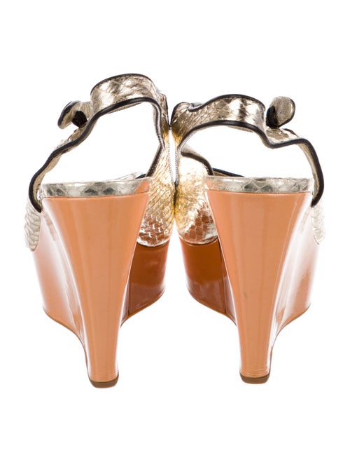 Prada Leather T-Strap Sandals