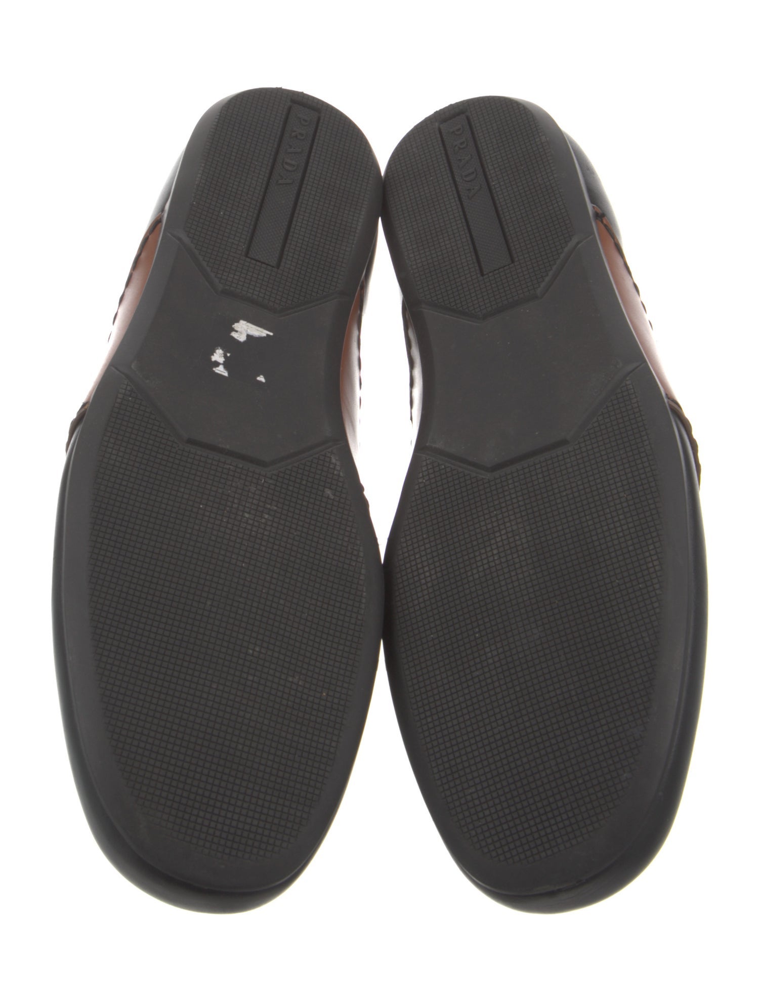 Prada Leather Colorblock Pattern Drivers