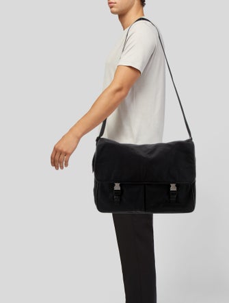 Prada Tessuto Nylon Messenger Bag