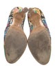Prada Canvas Printed Pumps