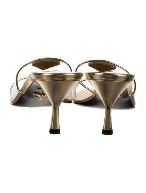 Prada PVC Graphic Print Slides