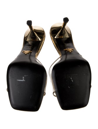 Prada PVC Graphic Print Slides