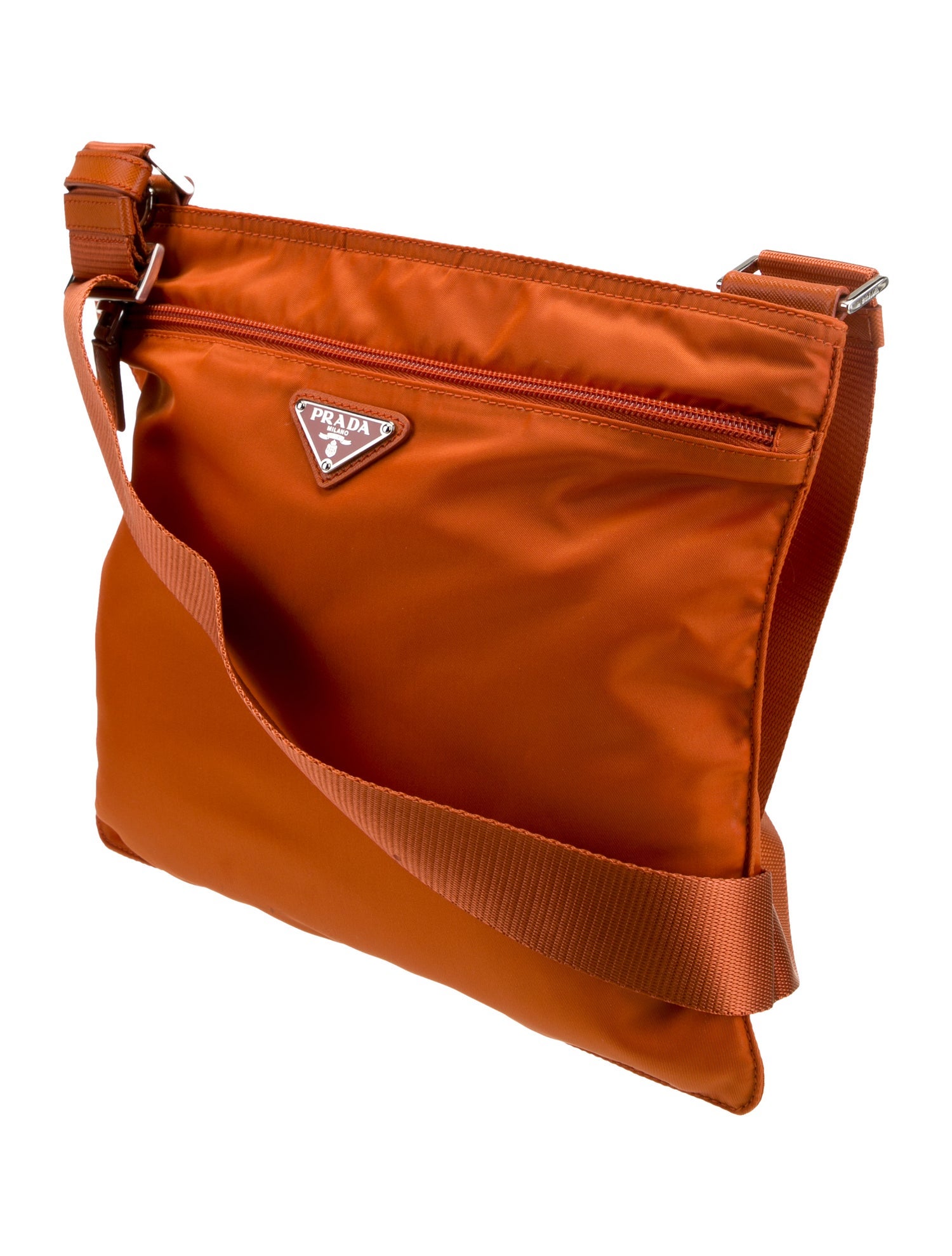 Prada Vela Nylon Messenger Bag