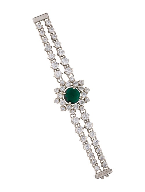Prada Crystal Double Strand Bracelet