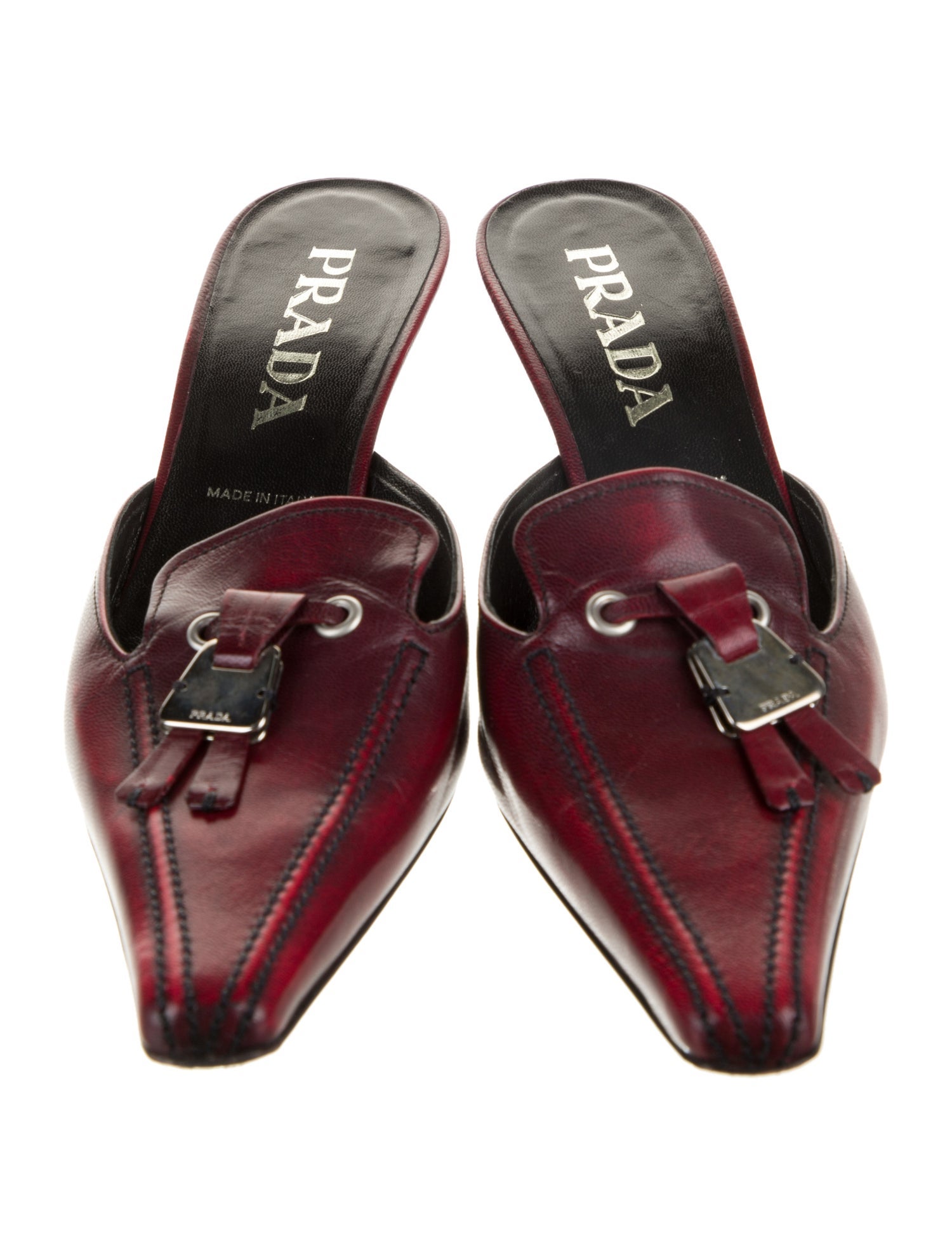 Prada Leather Mules