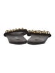 Prada Velvet Beaded Accents Slides