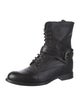 Prada Leather Combat Boots