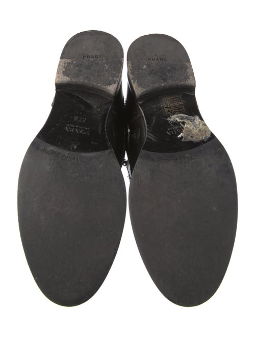 Prada Leather Combat Boots