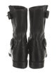 Prada Leather Moto Boots