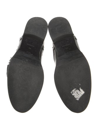 Prada Leather Moto Boots