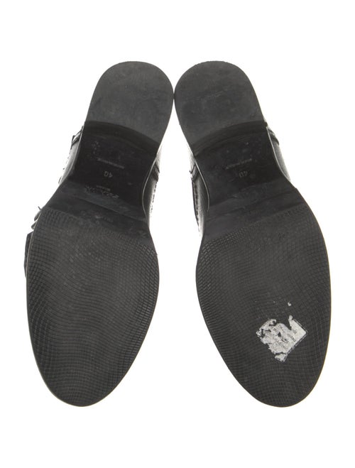 Prada Leather Moto Boots