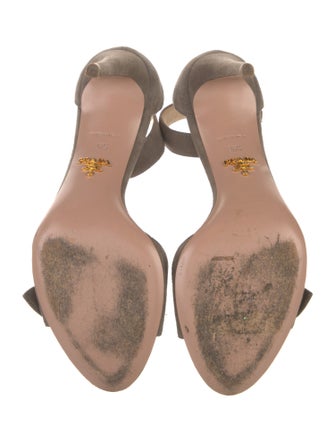 Prada Suede D'Orsay Pumps