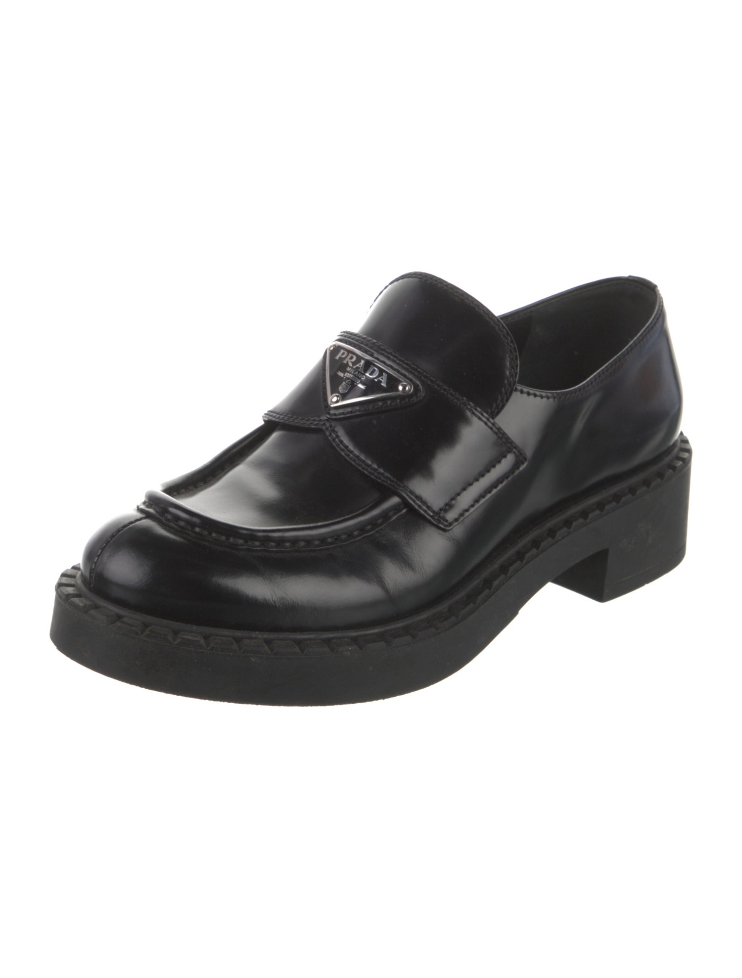 Prada Leather Loafers