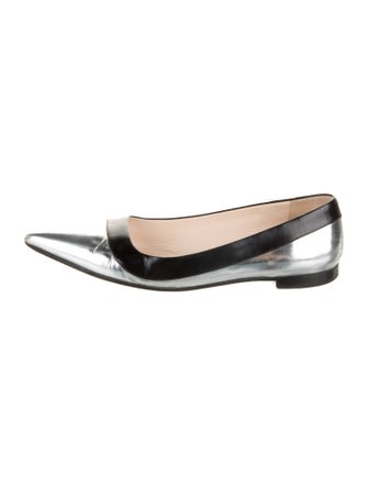 Prada Leather Ballet Flats