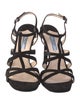 Prada Suede Cutout Accent Sandals