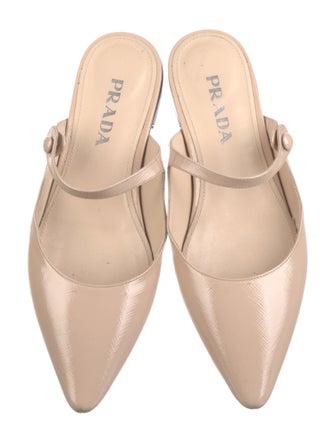 Prada Leather Mary Jane Flats