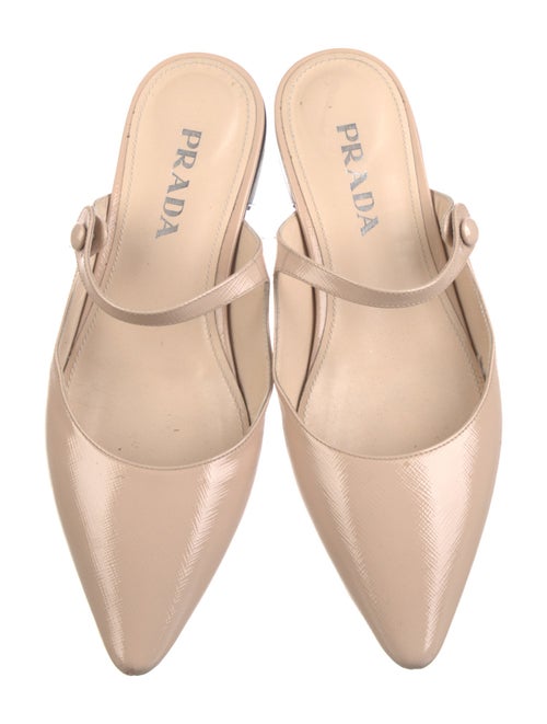Prada Leather Mary Jane Flats