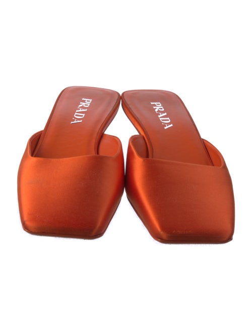 Prada Satin Slides