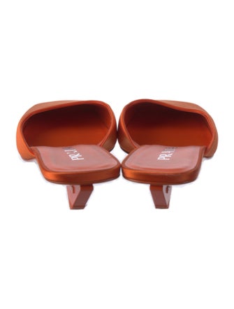 Prada Satin Slides